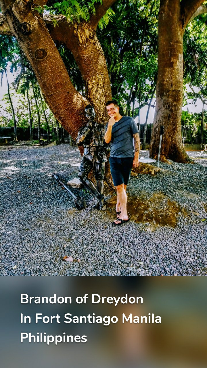 Brandon of Dreydon 
In Fort Santiago Manila Philippines 